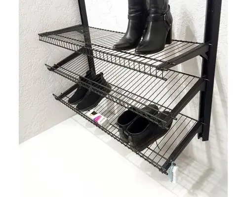 Система сетчатая в прихожую с ящиками